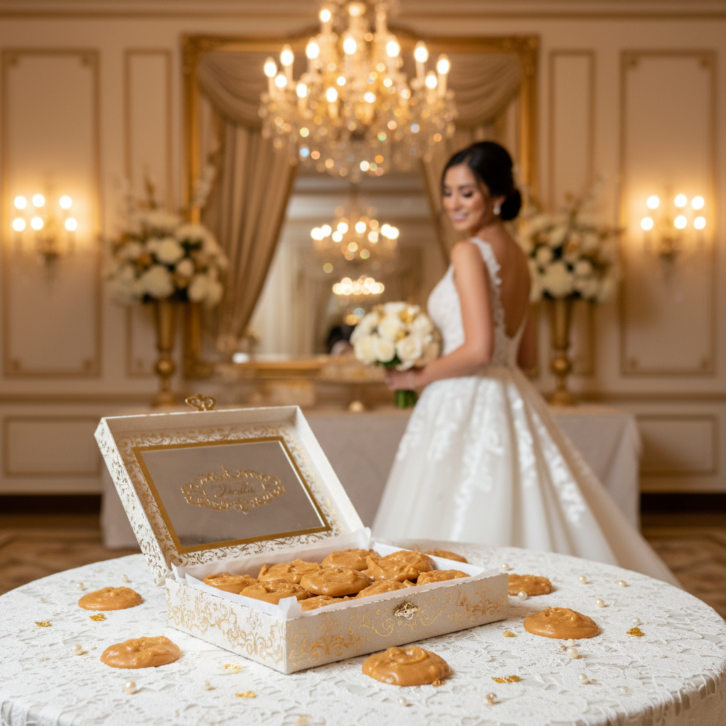 Wedding Cake Pralines – Bride